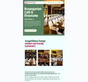 Kleine Seitenvorschau von rosengarten-cafe.de