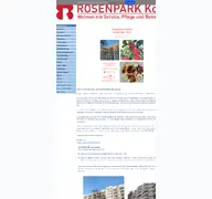 Kleine Seitenvorschau von rosenpark-koeln.de