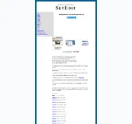 Kleine Seitenvorschau von setedit.de