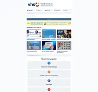 Kleine Seitenvorschau von vhs-stadtlandbruck.de