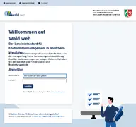 Kleine Seitenvorschau von wald.web.nrw.de