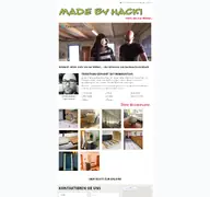 Kleine Seitenvorschau von madebyhacki.de