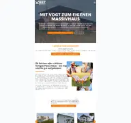 Kleine Seitenvorschau von vogt-bau.de