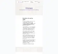 Kleine Seitenvorschau von vianea.de
