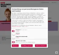Kleine Seitenvorschau von bildung.dgb-bildungswerk.de