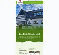 Kleine Seitenvorschau von klaukenhof.de