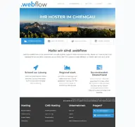 Kleine Seitenvorschau von webflow.de