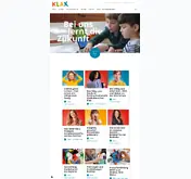 Kleine Seitenvorschau von klax.de