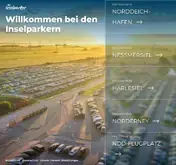 Kleine Seitenvorschau von inselparker.de