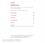 Kleine Seitenvorschau von login.sanacorp.de