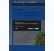 Kleine Seitenvorschau von brieftauben-mimberg.de
