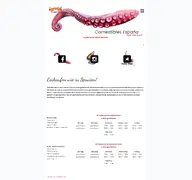 Kleine Seitenvorschau von comestibles-espana.de