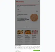 Kleine Seitenvorschau von kleineprise.de
