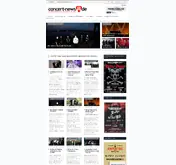 Kleine Seitenvorschau von concert-news.de