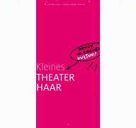Kleine Seitenvorschau von kleinestheaterhaar.de
