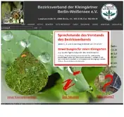 Kleine Seitenvorschau von kleingaertner-weissensee.de