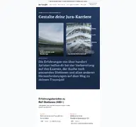 Kleine Seitenvorschau von jurinsight.de