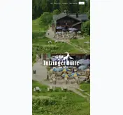 Kleine Seitenvorschau von tutzinger-huette.de
