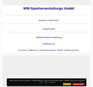 Kleine Seitenvorschau von ww-sport.de