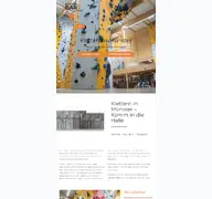 Kleine Seitenvorschau von kletterbar-muenster.de