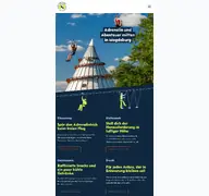 Kleine Seitenvorschau von kletterpark-magdeburg.de