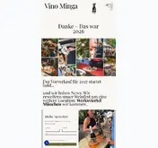 Kleine Seitenvorschau von vino-minga.de