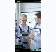 Kleine Seitenvorschau von schleifring.de