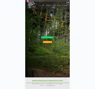 Kleine Seitenvorschau von kletterwald-aachen.de