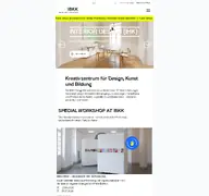 Kleine Seitenvorschau von ibkk-design-kunstzentrum.de