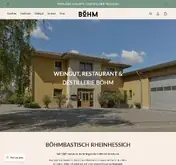 Kleine Seitenvorschau von boehm-rheinhessen.de