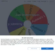 Kleine Seitenvorschau von spinthewheel.io