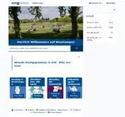 Kleine Seitenvorschau von wuecampus.uni-wuerzburg.de