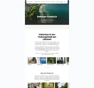 Kleine Seitenvorschau von visitfredericia.de