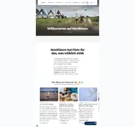 Kleine Seitenvorschau von visitnordfyn.de