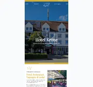 Kleine Seitenvorschau von krone-hotel-restaurant.de