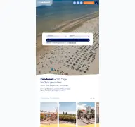 Kleine Seitenvorschau von visitzandvoort.de