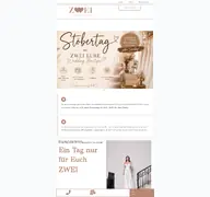 Kleine Seitenvorschau von zwei-wedding.de