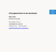Kleine Seitenvorschau von chirurgiezentrum-nordmeile.de