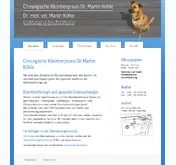 Kleine Seitenvorschau von chirurgische-kleintierpraxis.de