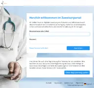 Kleine Seitenvorschau von zuweiserportal.recura-kliniken.de