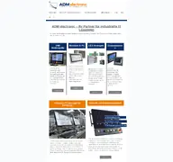 Kleine Seitenvorschau von adm-electronic.de