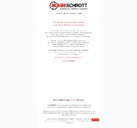 Kleine Seitenvorschau von mainschrott.de