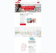 Kleine Seitenvorschau von mak.de