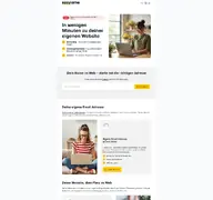 Kleine Seitenvorschau von easyname.eu