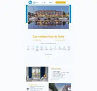 Kleine Seitenvorschau von hotel-stadthafen-stade.de