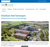 Kleine Seitenvorschau von klinikum-badsalzungen.de
