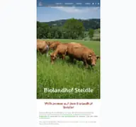 Kleine Seitenvorschau von biolandhof-steidle.de