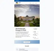 Kleine Seitenvorschau von biologie.uni-bonn.de