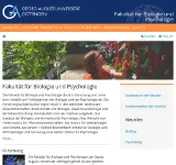 Kleine Seitenvorschau von biologie.uni-goettingen.de