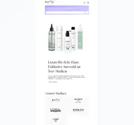 Kleine Seitenvorschau von vito-haircare.de